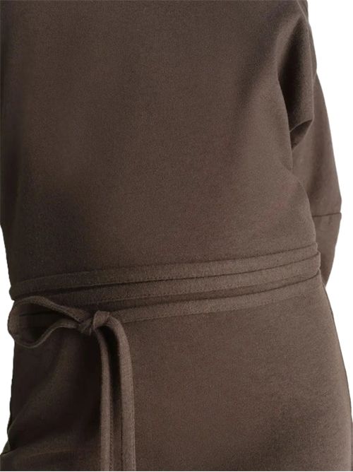 Lemaire ABITO CON SPALLE SCOPERTE IN JERSEY DI COTONE E LINO PESANTE Lemaire | DR1147 LJ1010BR512 RISTRETTO